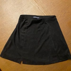 Brandy Melville Suede Black Skirt